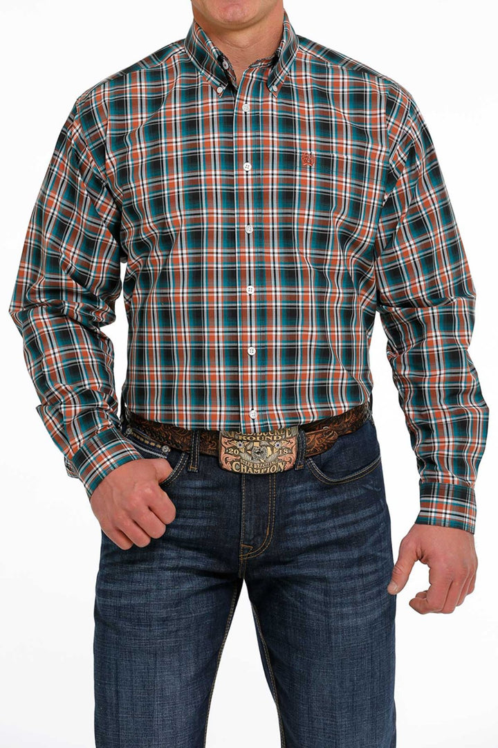 Classic Fit Plaid Woven from Cinch