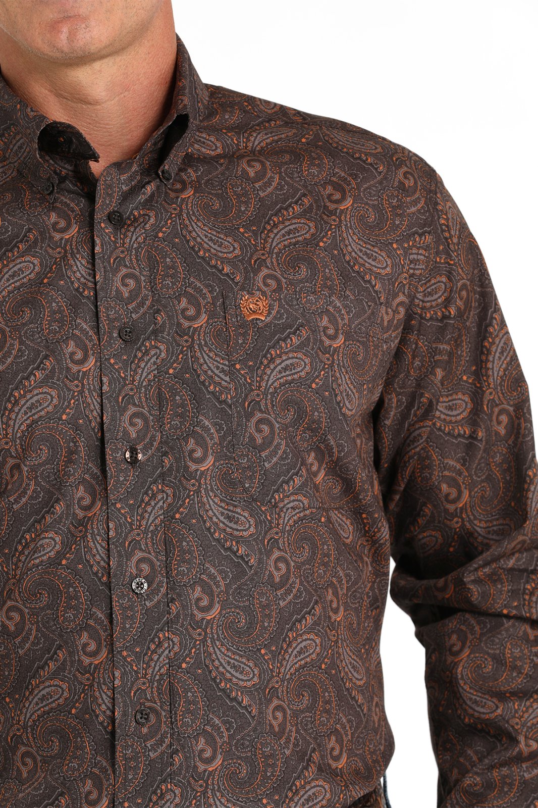 Classic Fit Paisley Print Shirt from Cinch