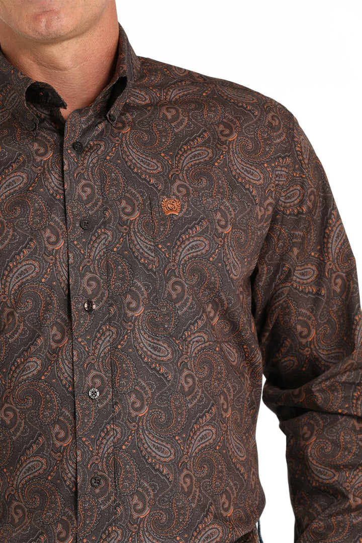 Classic Fit Paisley Print Shirt from Cinch