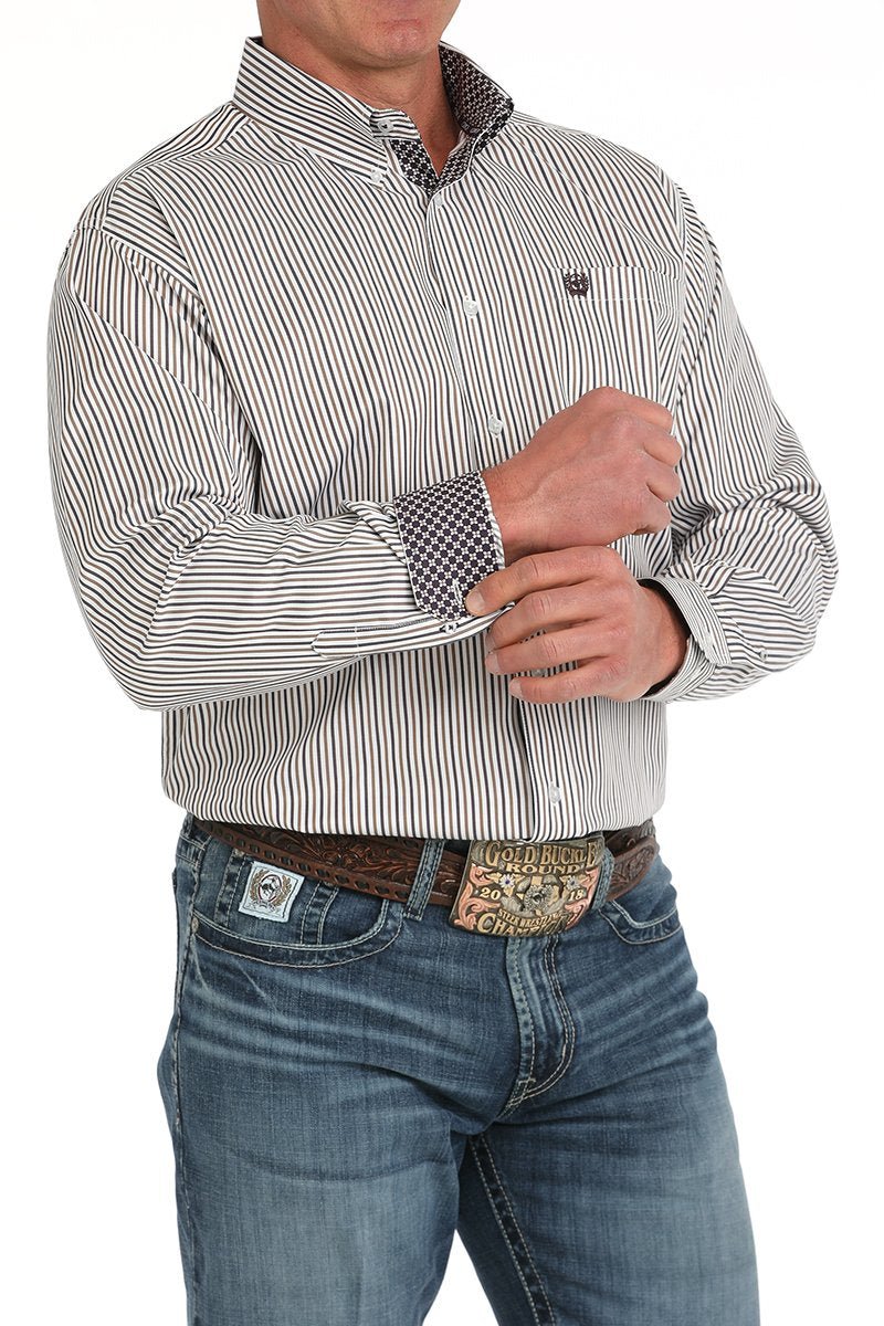 Classic Fit Stripe Shirt from Cinch - High Call Outfitters