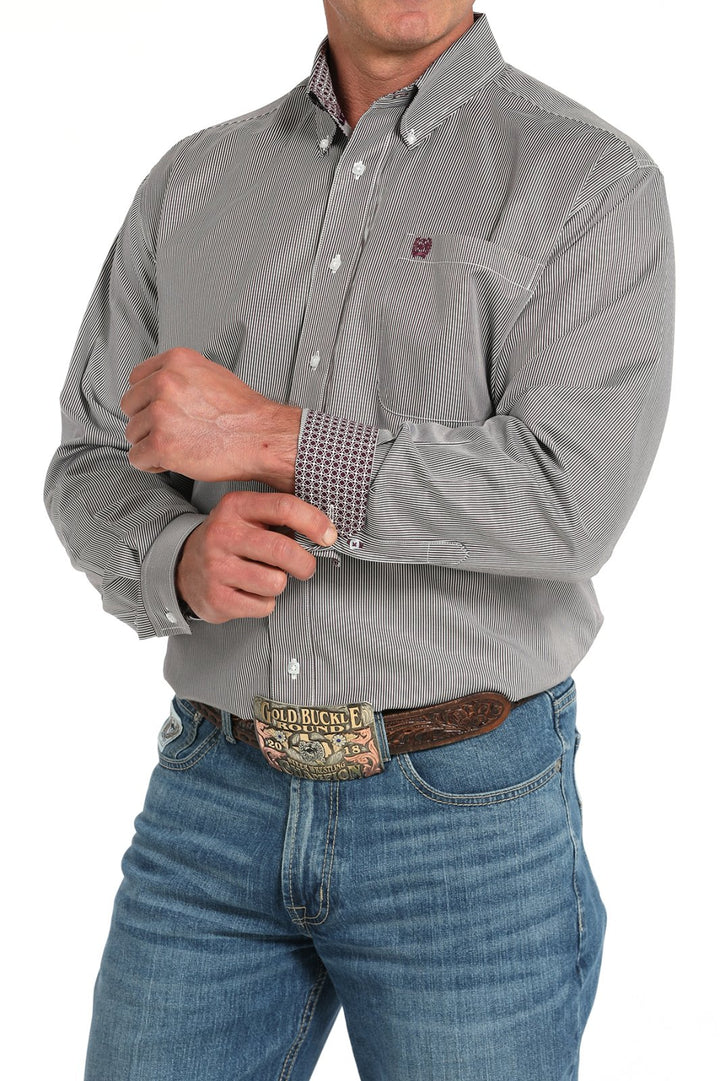Classic Fit Tencel Stripe Shirt from Cinch