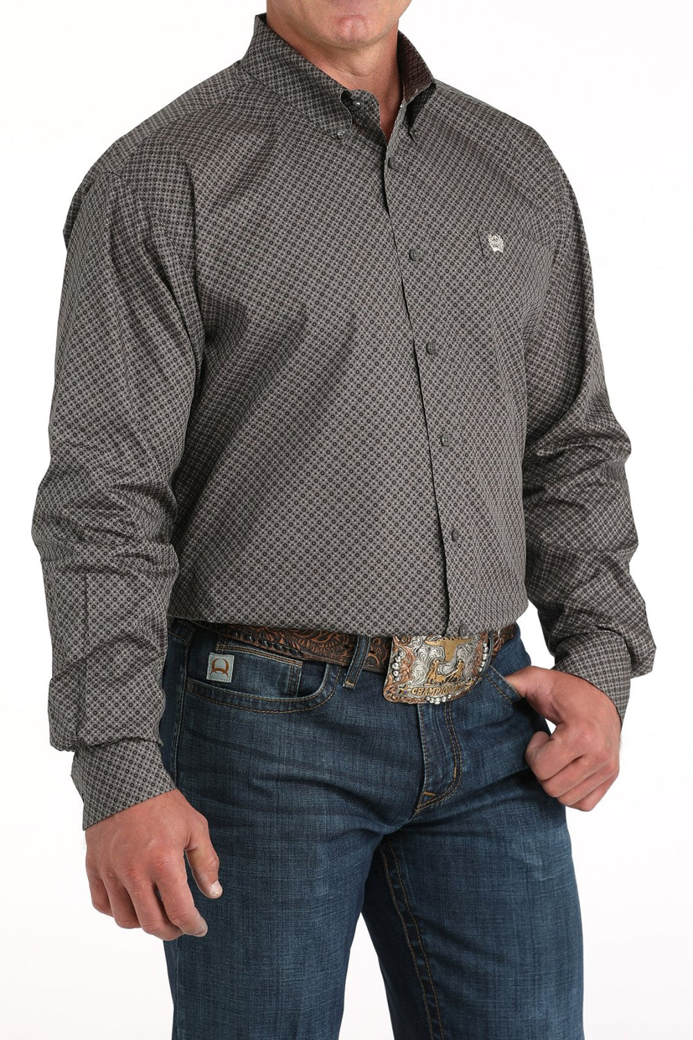 Classic Fit Print Shirt from Cinch - High Call Outfitters