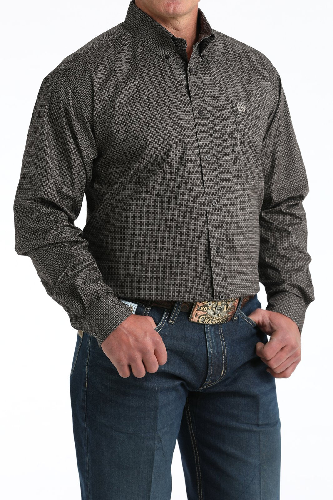 Classic Fit Print Shirt from Cinch - High Call Outfitters
