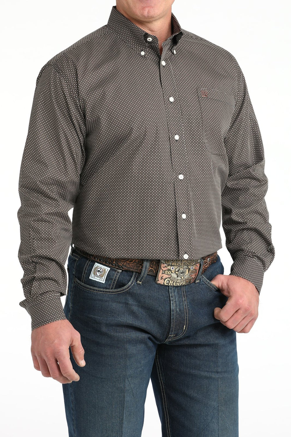 Classic Fit Print Shirt from Cinch - High Call Outfitters