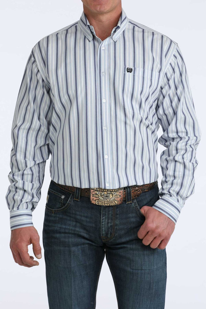 Classic Fit Stripe Shirt from Cinch - High Call Outfitters