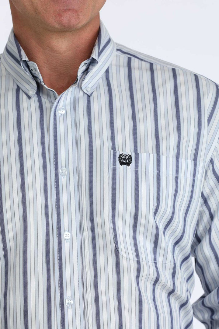 Classic Fit Stripe Shirt from Cinch - High Call Outfitters