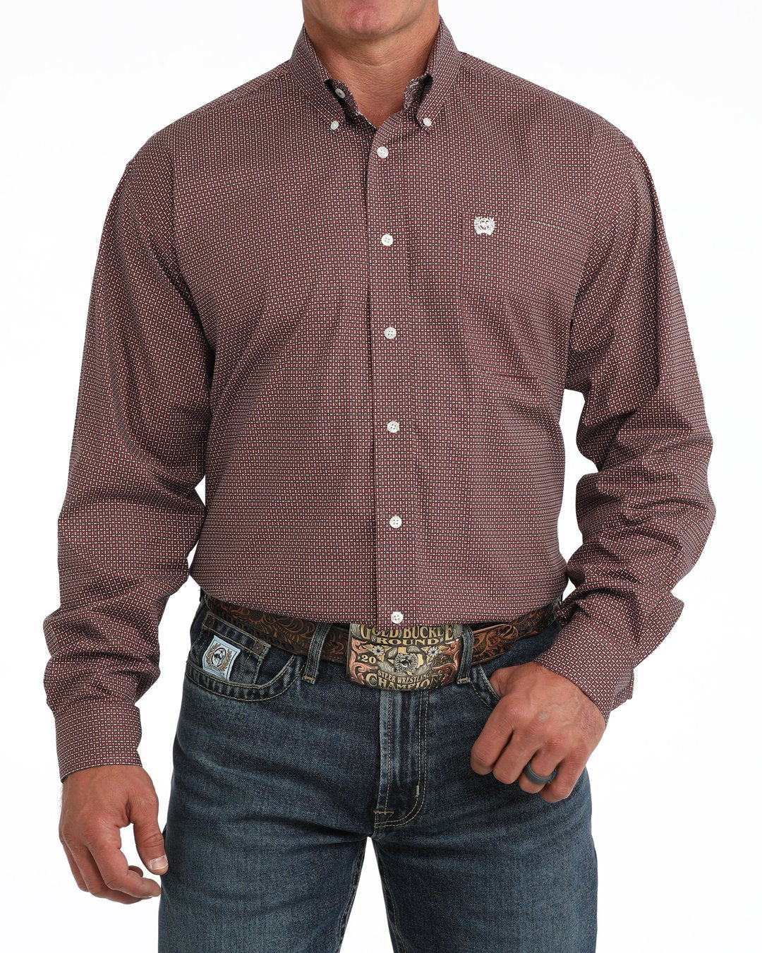 Classic Fit Print Long Sleeve Shirt from Cinch - High Call Outfitters