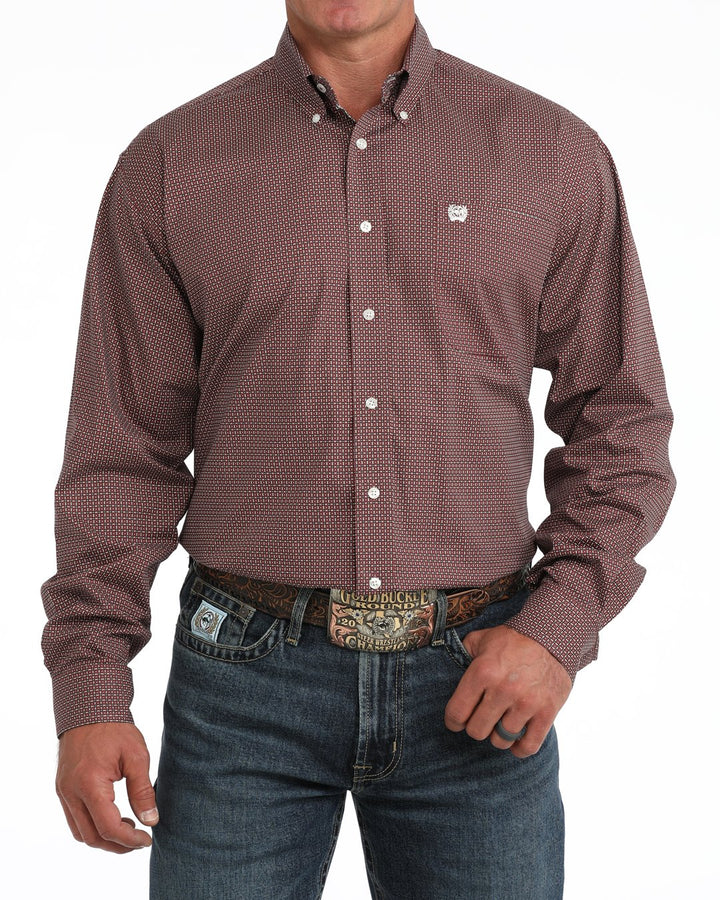Classic Fit Print Long Sleeve Shirt from Cinch - High Call Outfitters