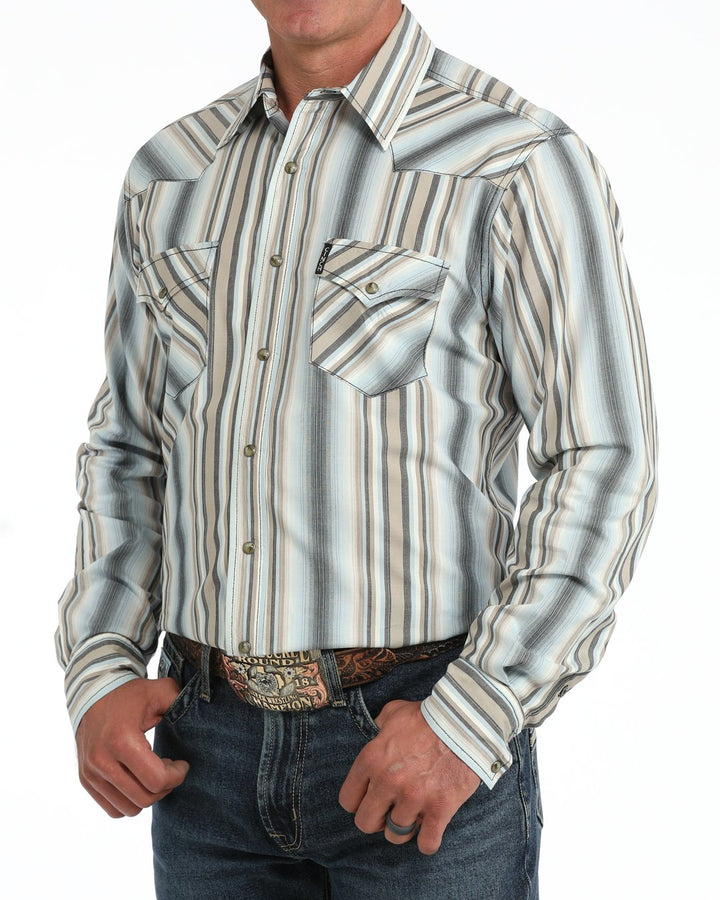 Modern Fit Retro Stripe Shirt from Cinch