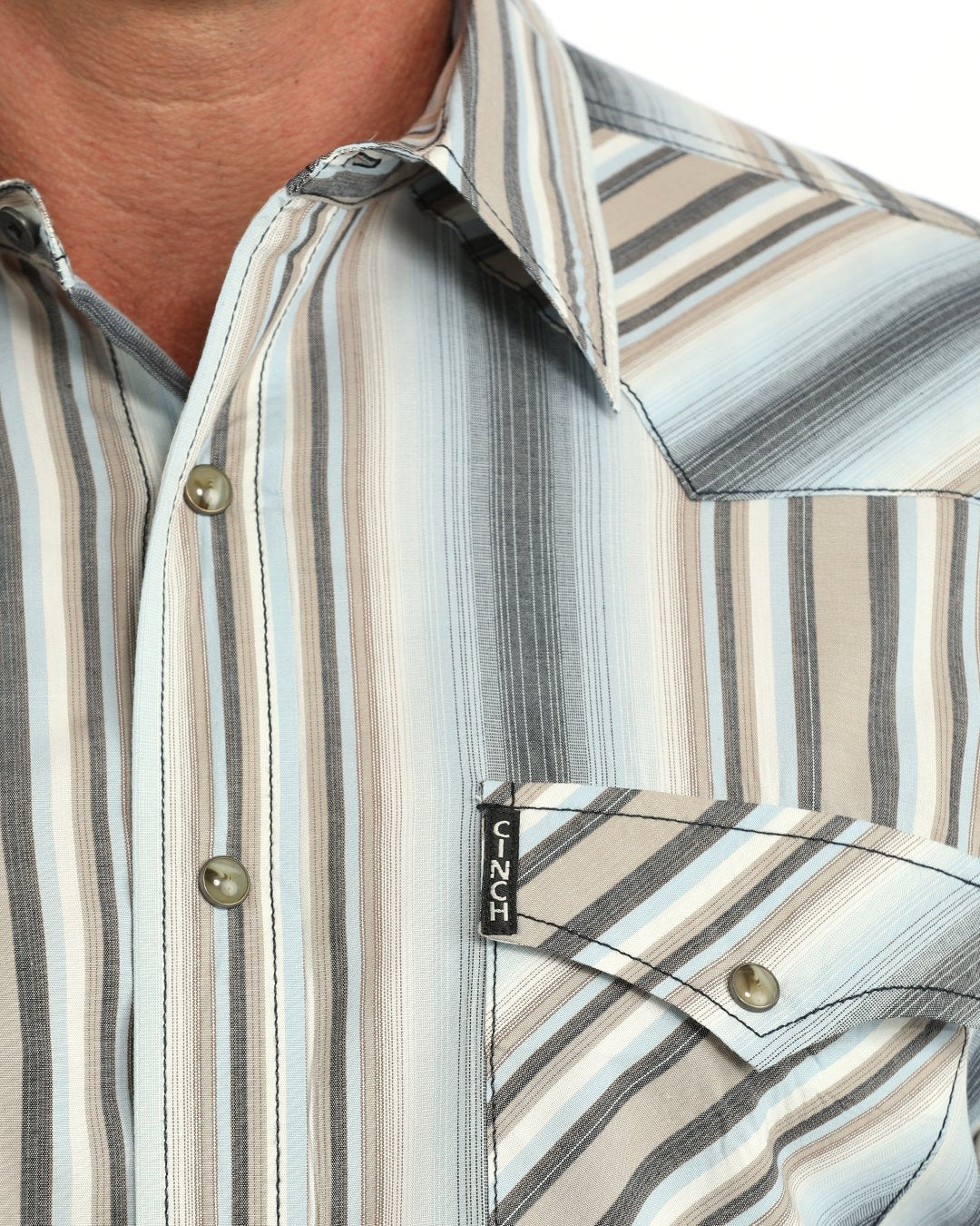 Modern Fit Retro Stripe Shirt from Cinch