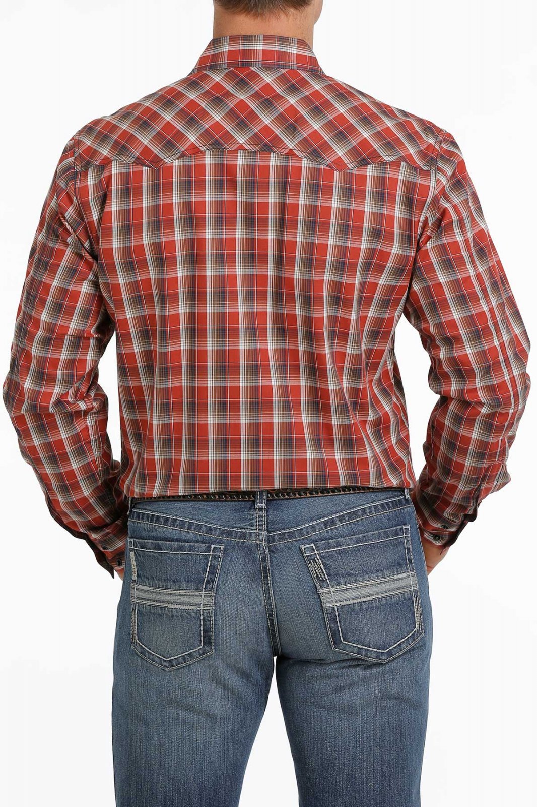 Modern Fit Plaid Long Sleeve Woven from Cinch