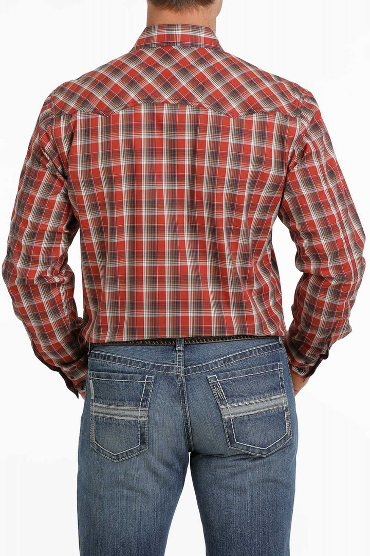 Modern Fit Plaid Long Sleeve Woven from Cinch