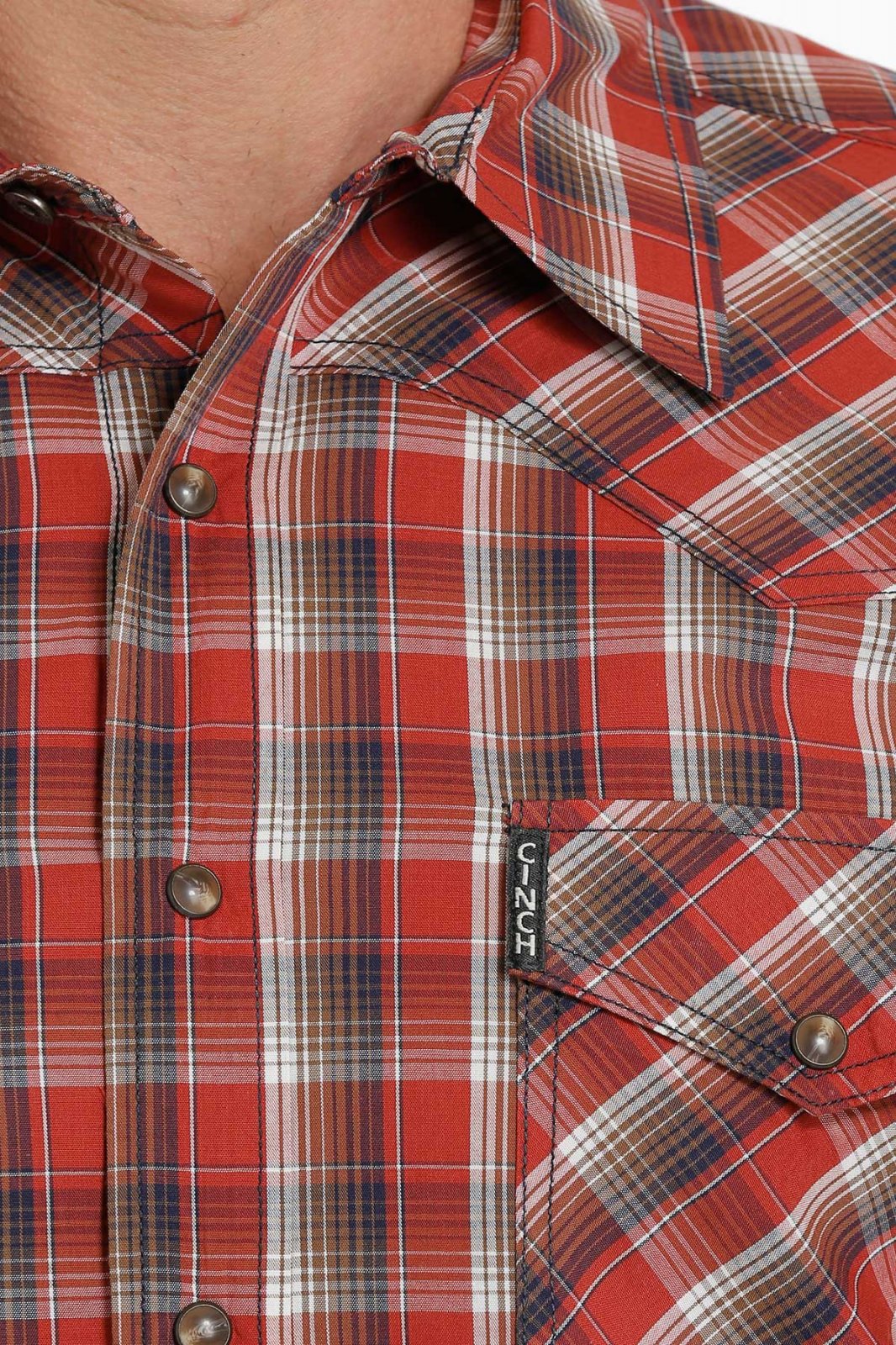 Modern Fit Plaid Long Sleeve Woven from Cinch
