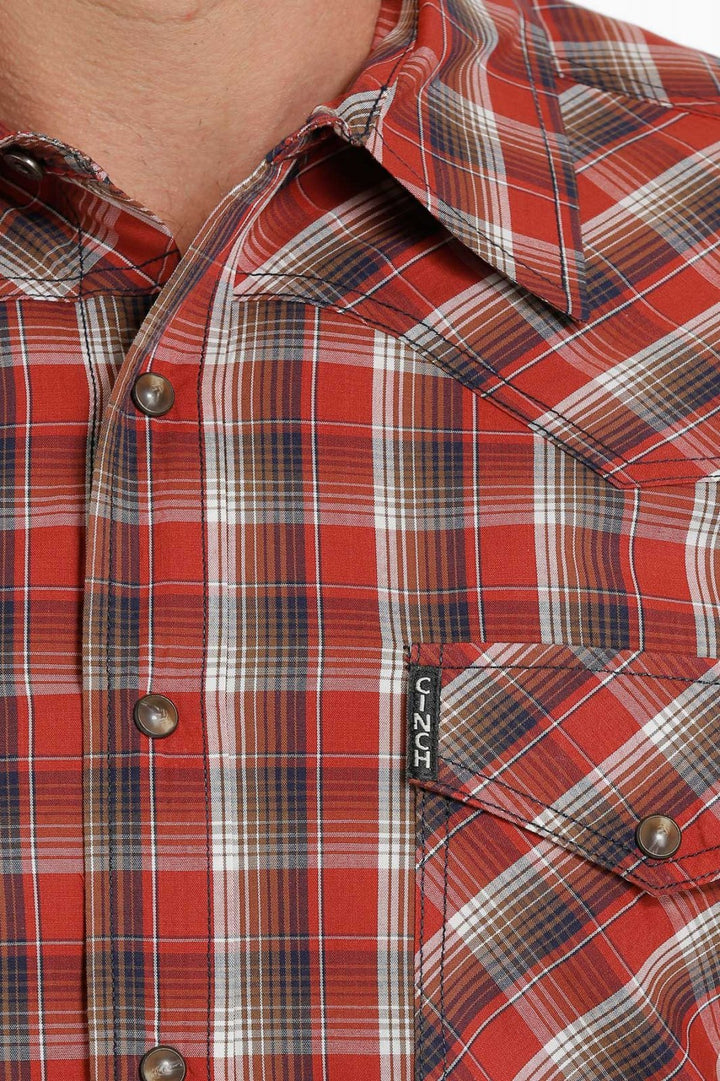 Modern Fit Plaid Long Sleeve Woven from Cinch