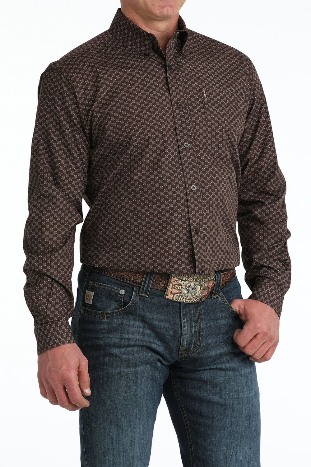 Modern Fit Print Shirt from Cinch - High Call Outfitters