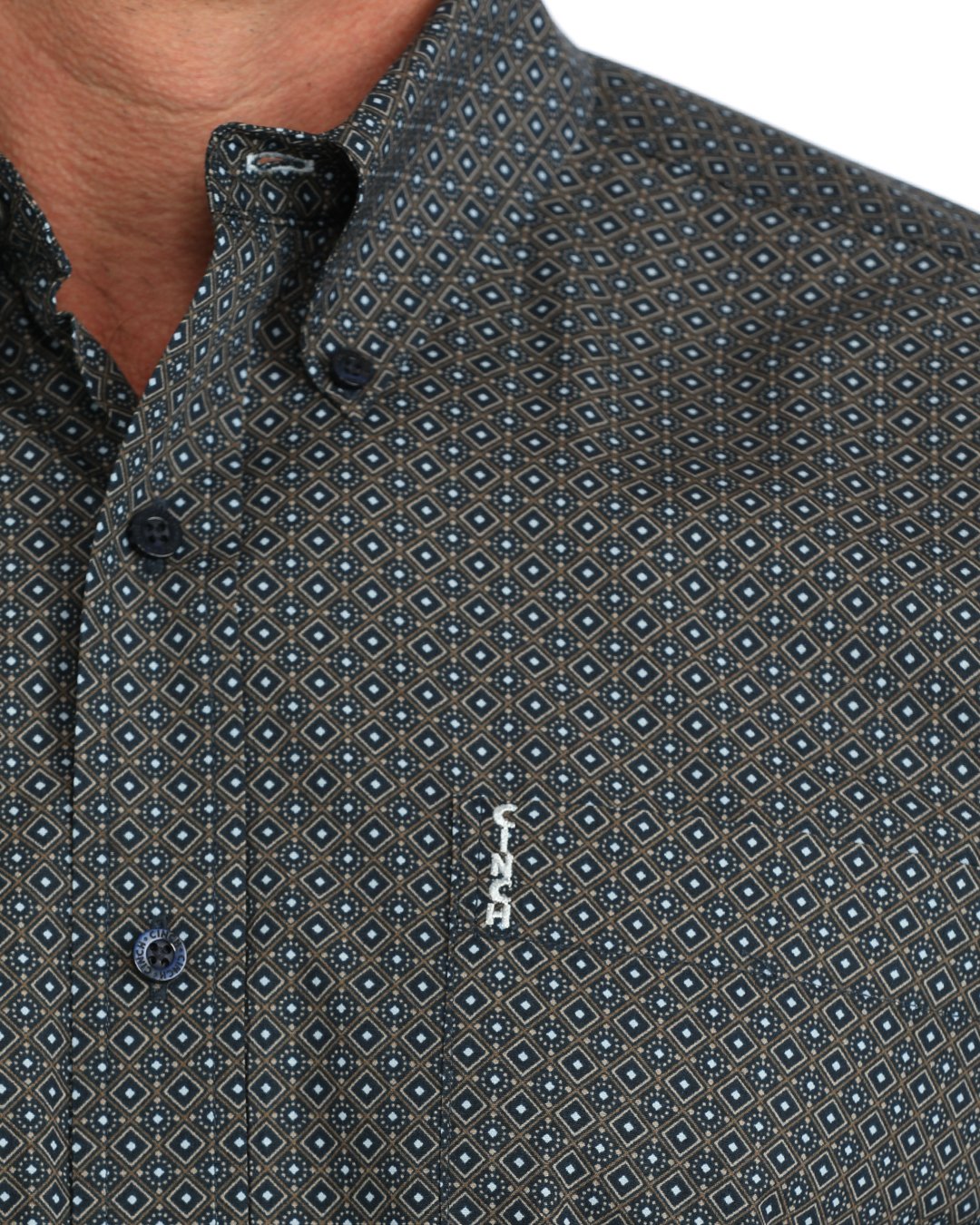 Modern Fit Print Long Sleeve Shirt from Cinch
