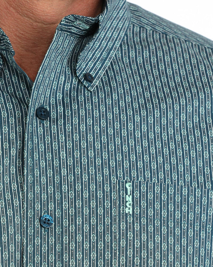 Modern Fit Print Long Sleeve Shirt from Cinch - High Call Outfitters