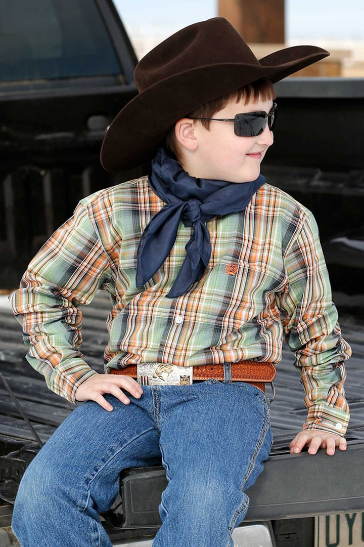Classic Fit Plaid Woven from Cinch