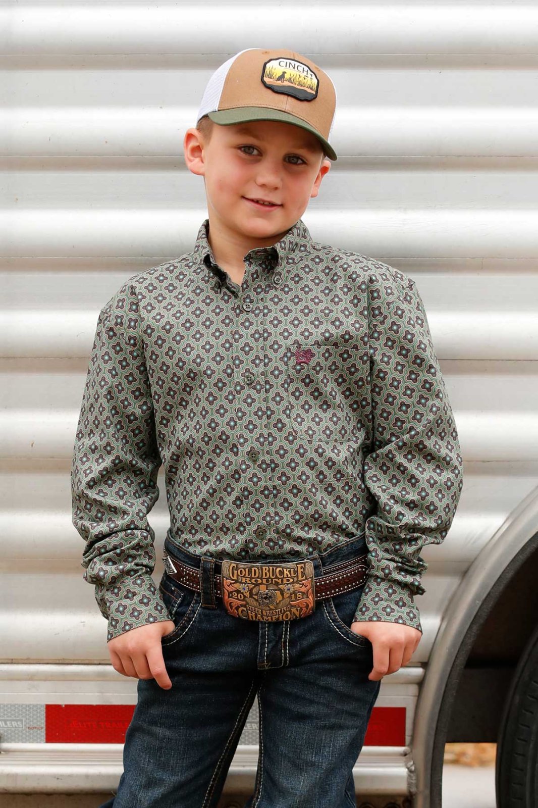 Classic Fit Print Shirt from Cinch - High Call Outfitters