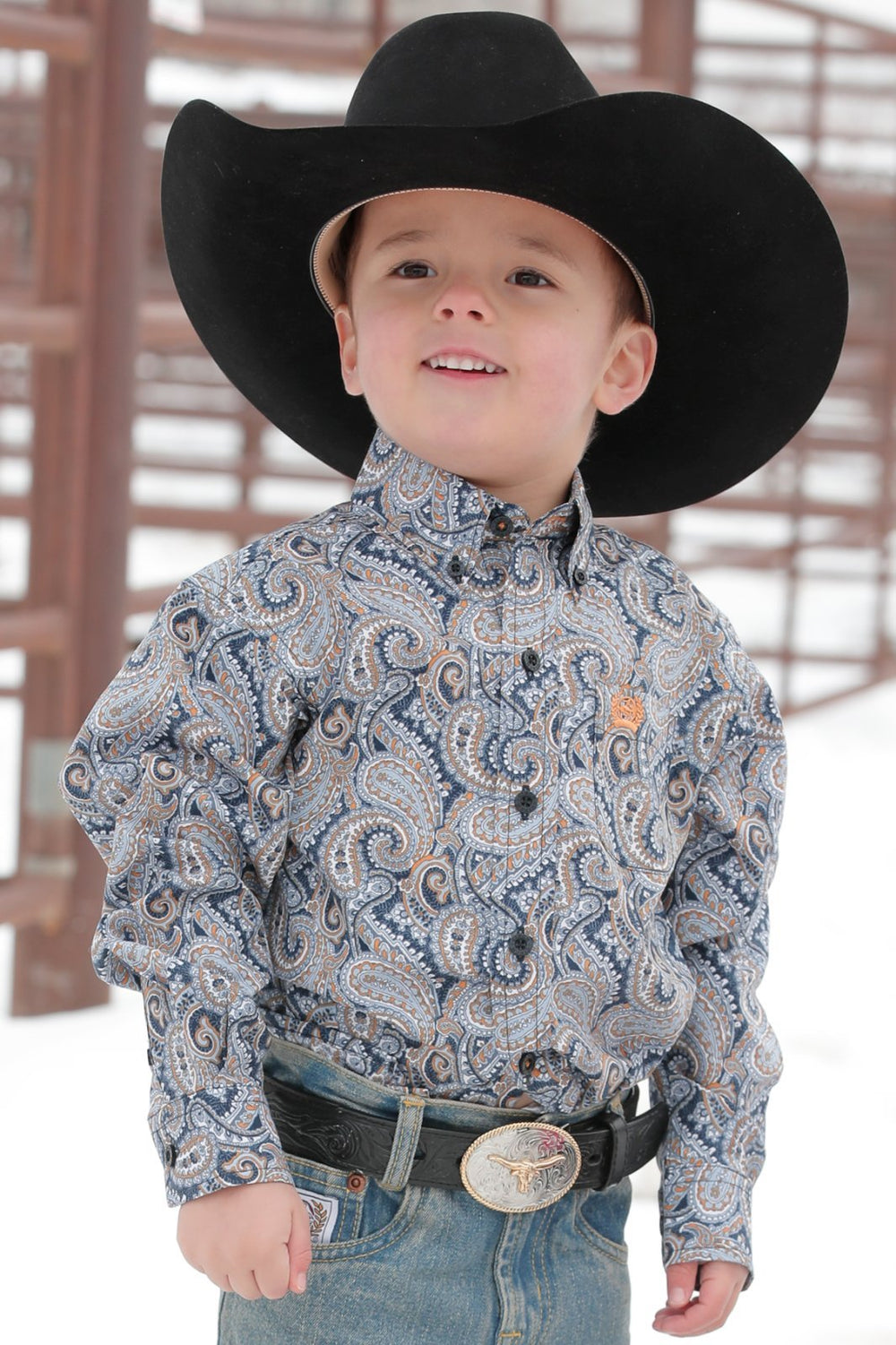 Classic Fit Paisley Shirt from Cinch - High Call Outfitters
