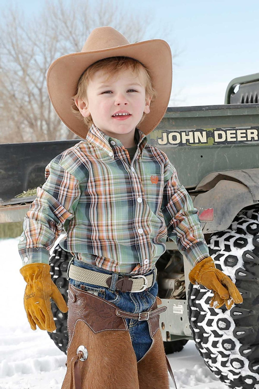 Classic Fit Plaid Woven from Cinch - High Call Outfitters