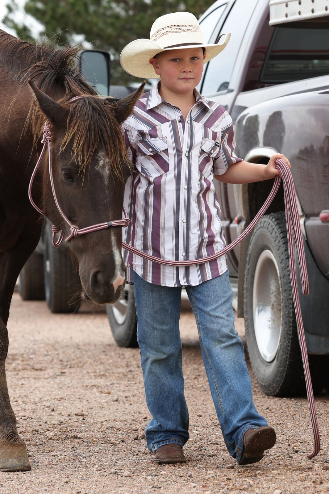 Youth Retro Stripe Shirt from Cinch - High Call Outfitters
