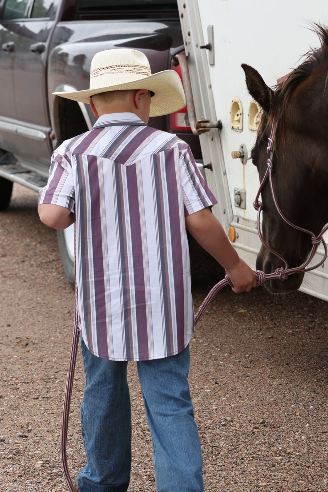 Youth Retro Stripe Shirt from Cinch - High Call Outfitters