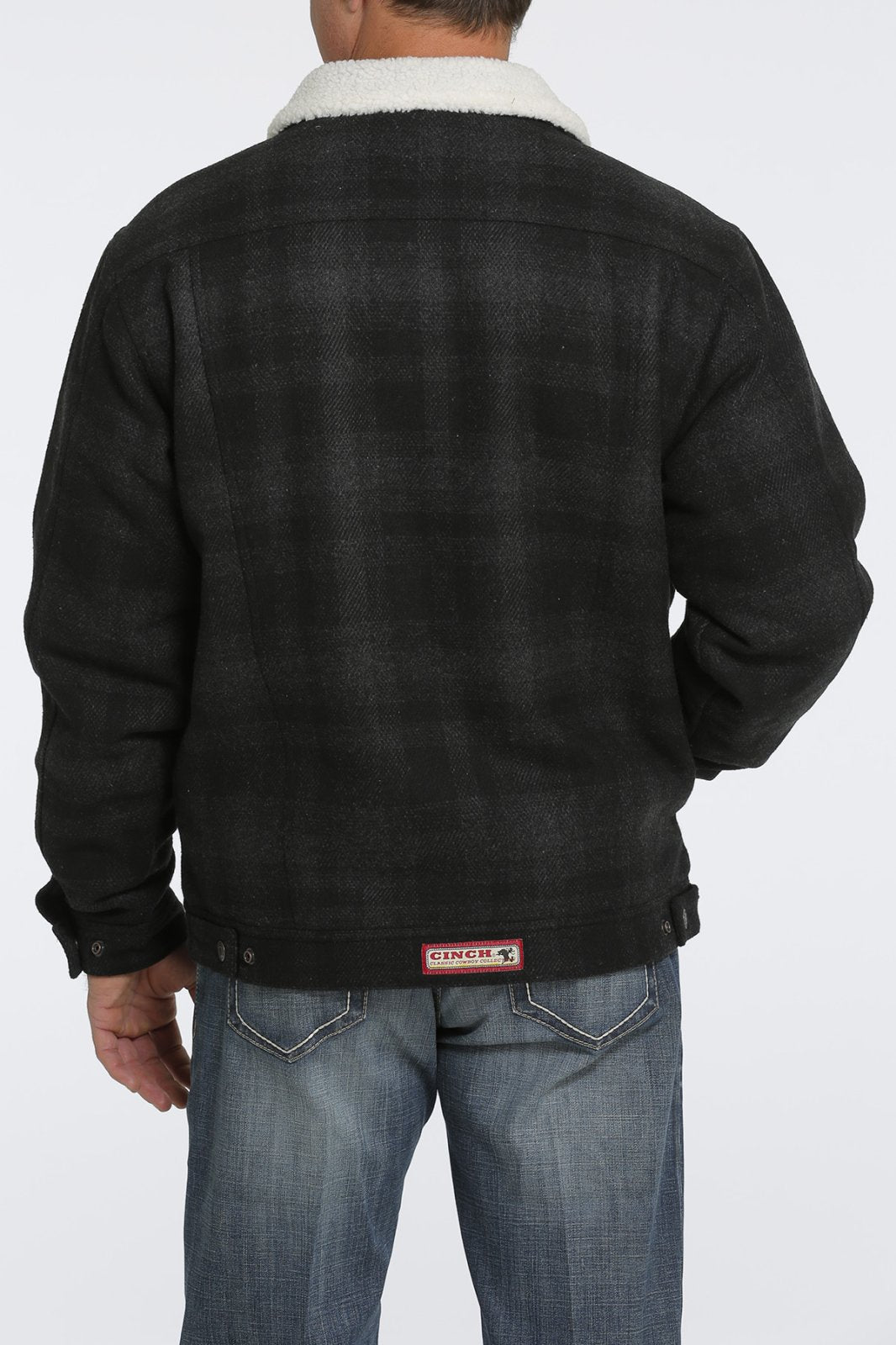 Plaid Fleece Trucker Jacket from Cinch