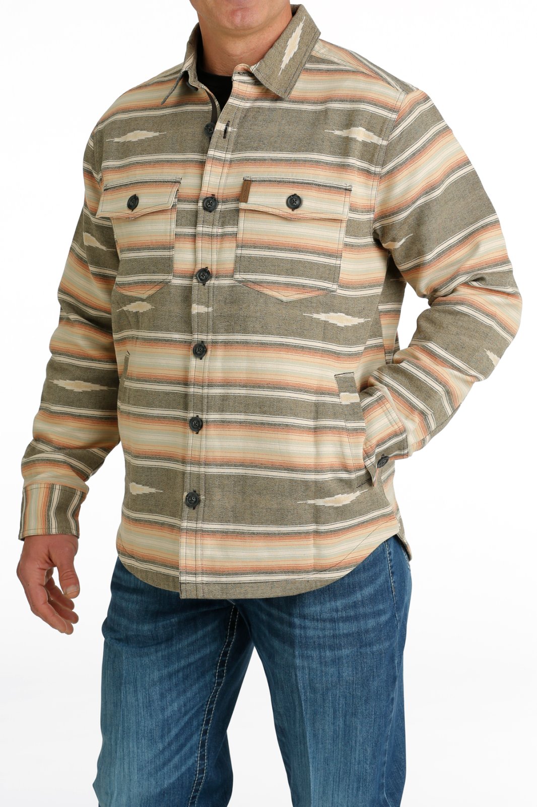 Jacquard Shirt Jacket from Cinch