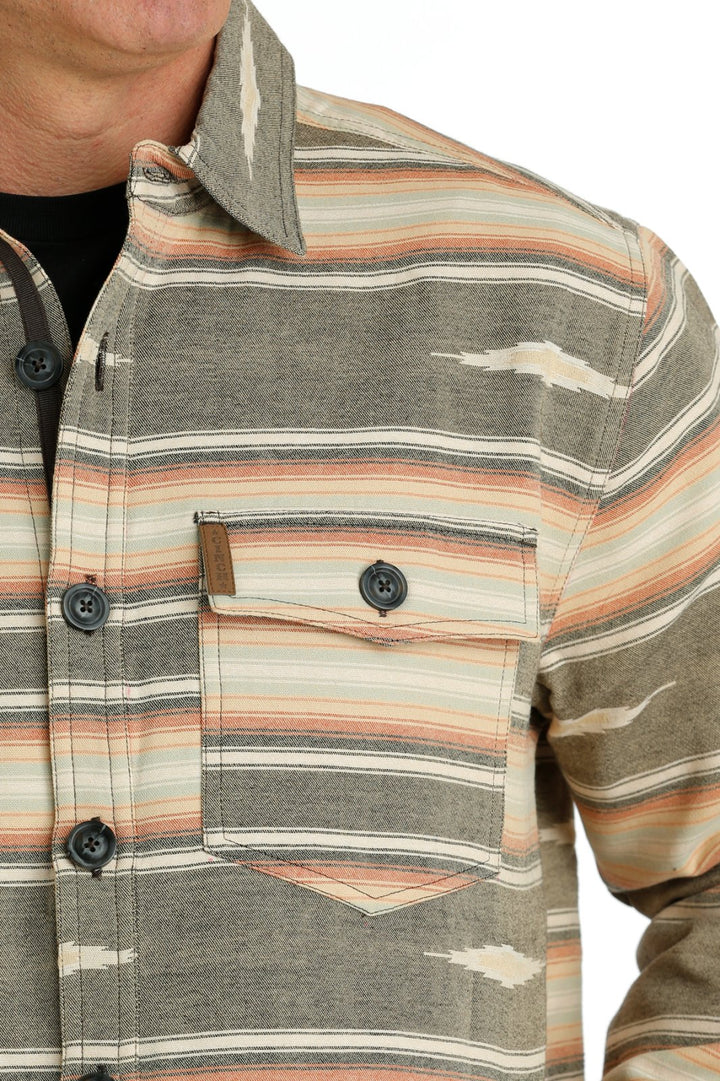 Jacquard Shirt Jacket from Cinch