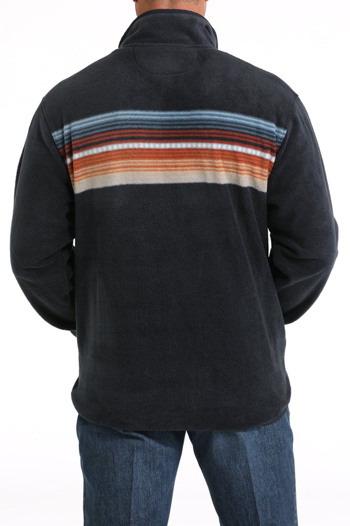 Serape Stripe Fleece Pullover from Cinch