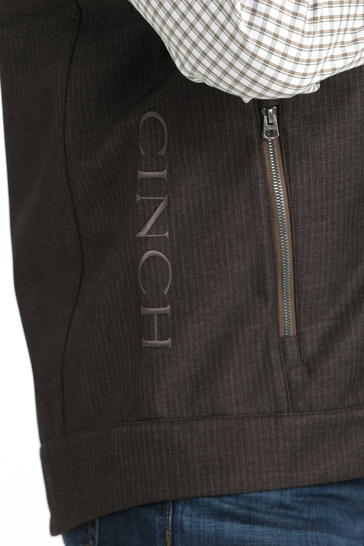 Textured Print Bonded Vest from Cinch