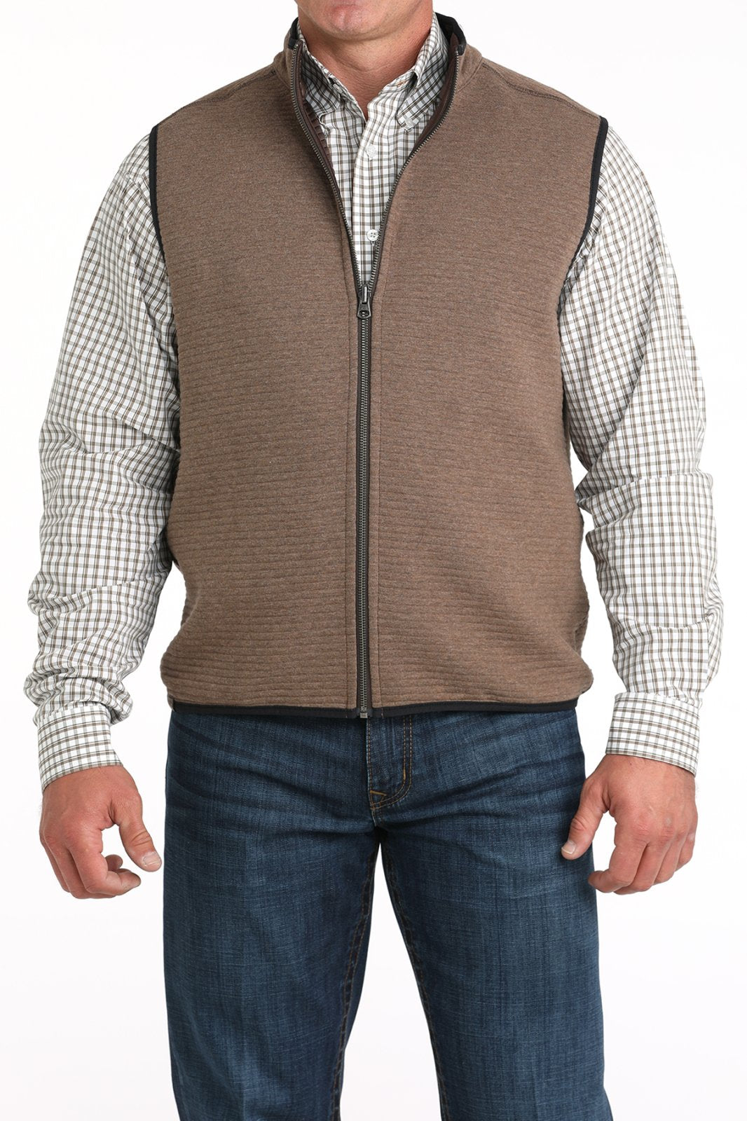 Reversible Textured Lightweight Vest from Cinch