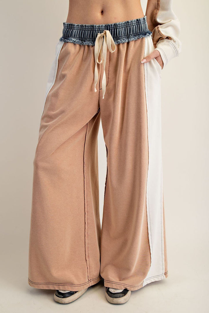 Color Block Drawstring Pant