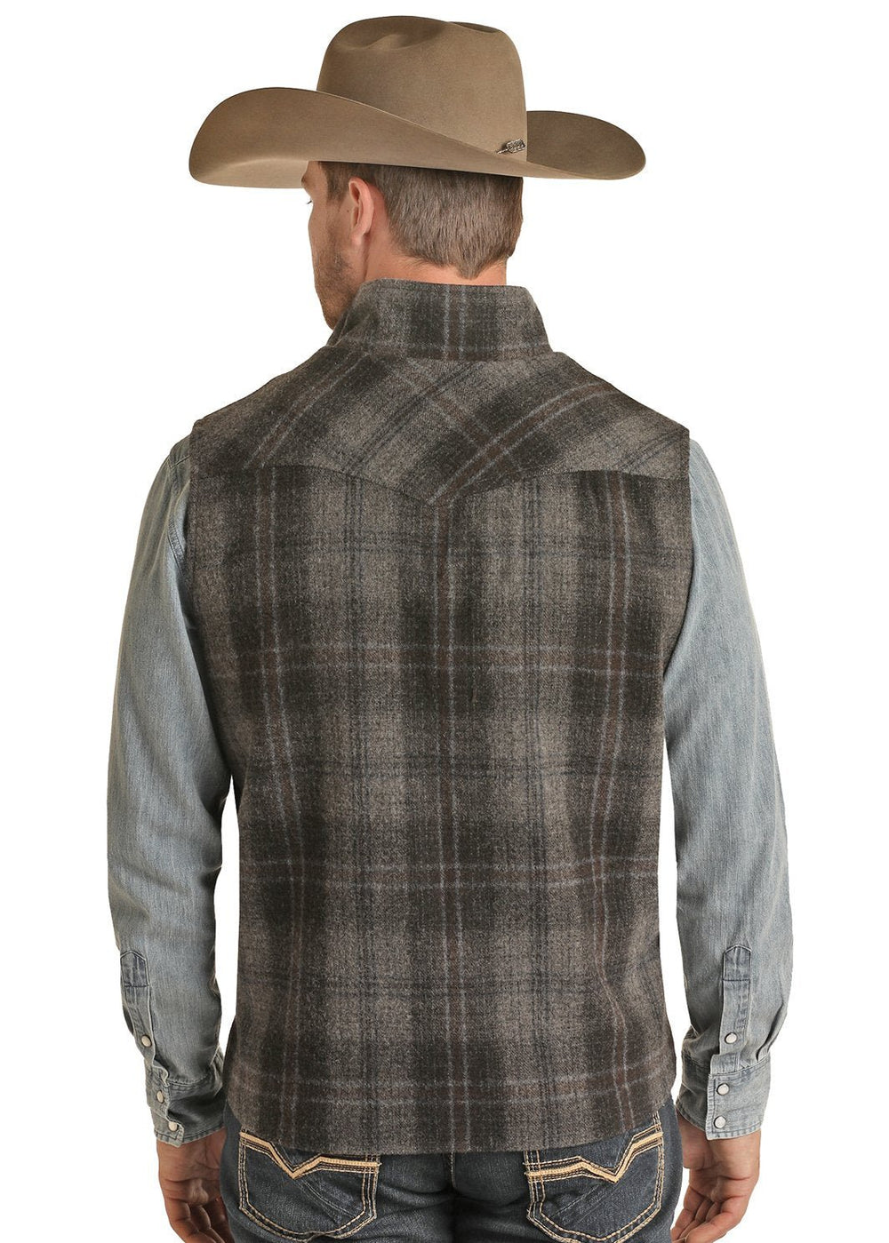 Plaid Wool Vest from Powder River - High Call Outfitters