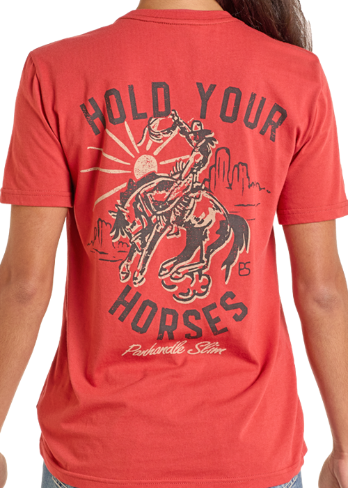 Hold Your Horses Tee from Panhandle Slim