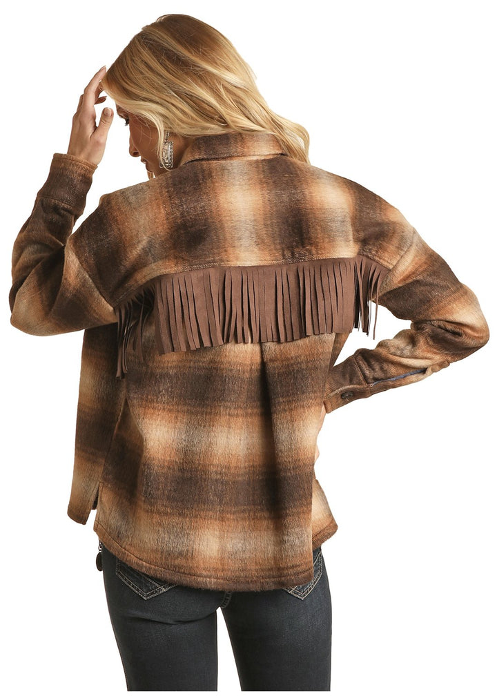 Shacket with Fringe from Rock & Roll