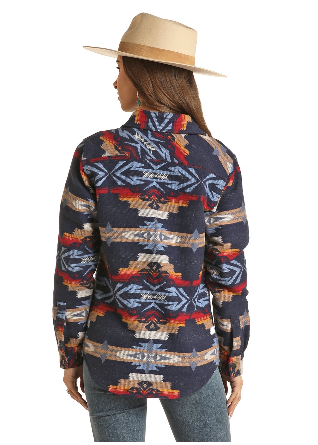 Aztec Shirt Jacket from Rock & Roll Cowgirl