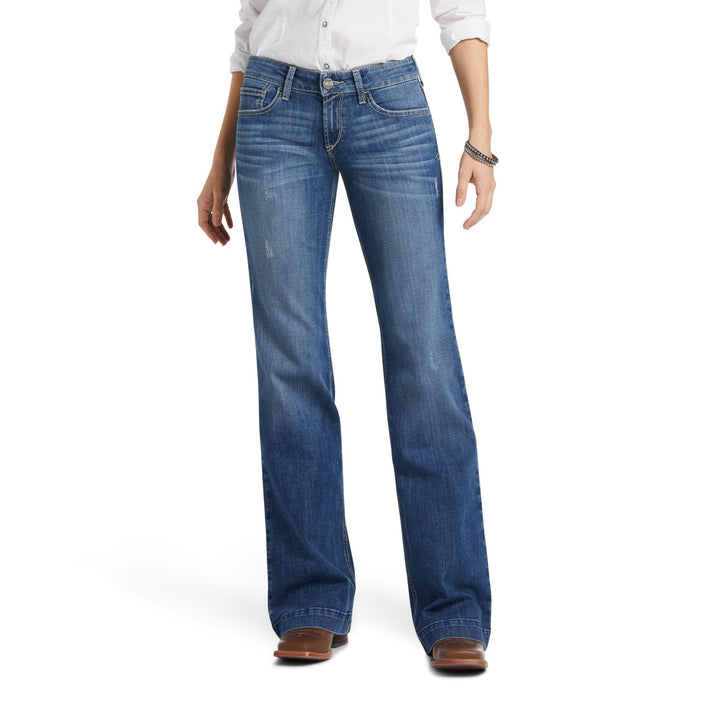 Trouser Mid Rise Jennifer Wide Leg Jean from Ariat