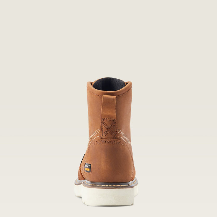 Rebar Wedge 6"  H2O Moc Toe from Ariat