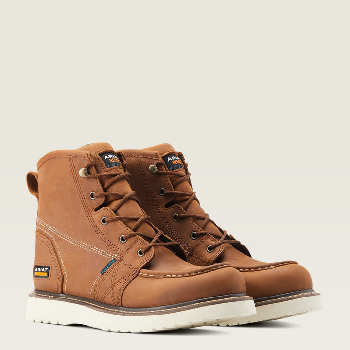 Rebar Wedge 6"  H2O Moc Toe from Ariat