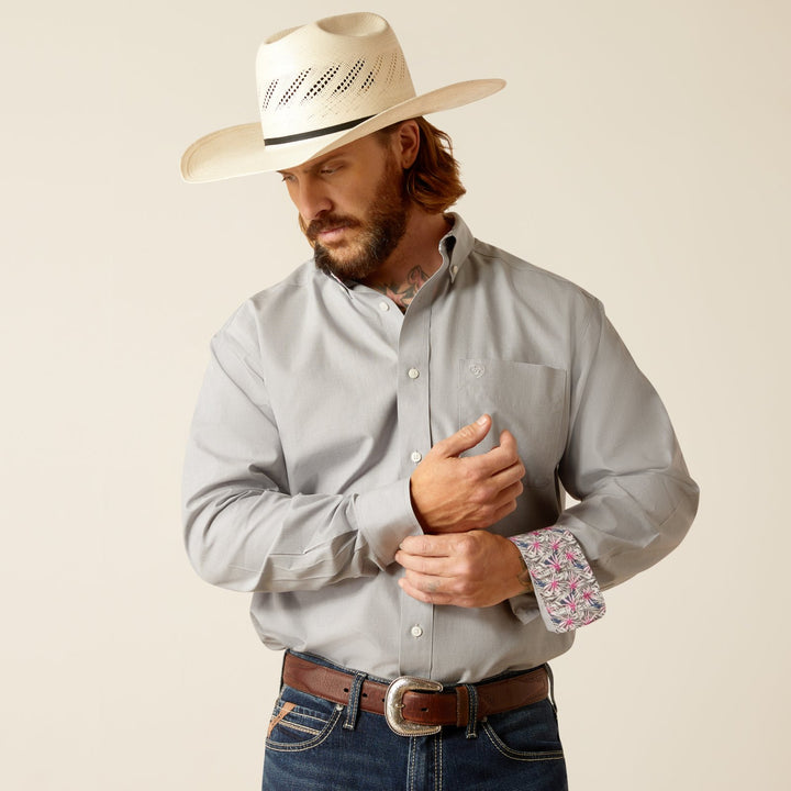 Wrinkle Free Solid Pinpoint Oxford Classic Fit Shirt from Ariat