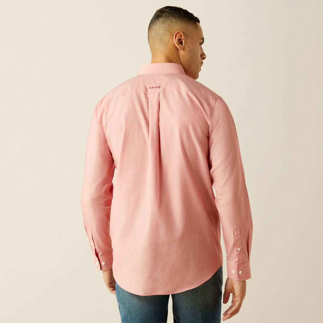 Wrinkle Free Solid Fitted Shirt from Ariat High Call Outfitters Wrinkle Free Solid Fitted Shirt from Ariat High Call Outfitters