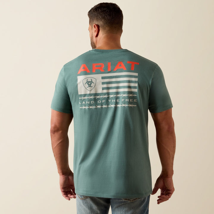 Hidden Valley Flag Short Sleeve Tee from Ariat - High Call Outfitters