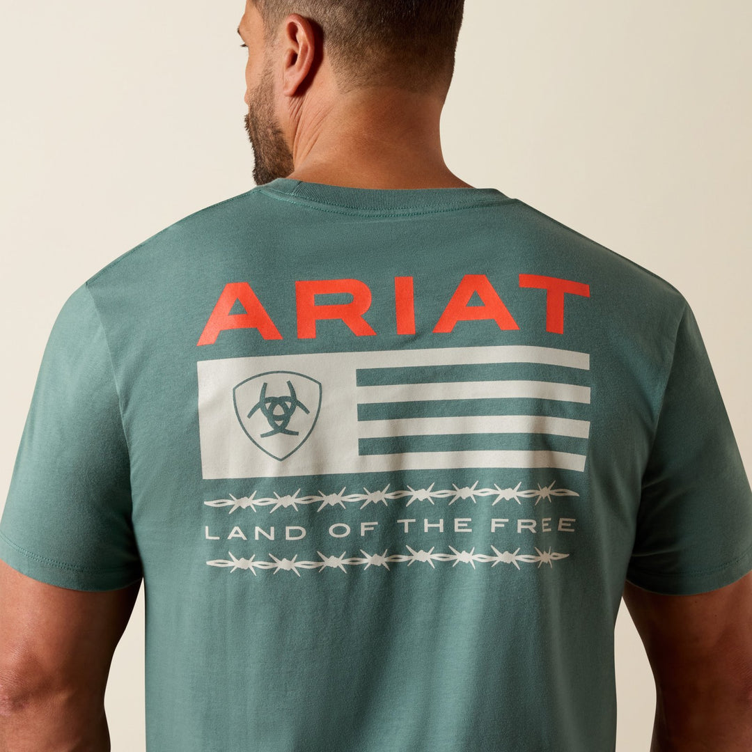 Hidden Valley Flag Short Sleeve Tee from Ariat - High Call Outfitters
