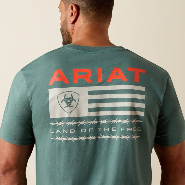 Hidden Valley Flag Short Sleeve Tee from Ariat - High Call Outfitters