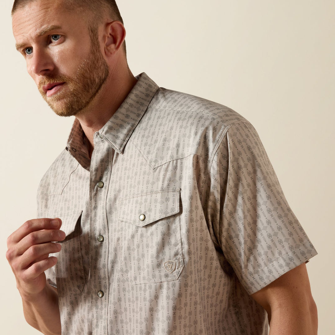 Printed Western VentTEK Classic Fit Snap Shirt from Ariat - High Call Outfitters