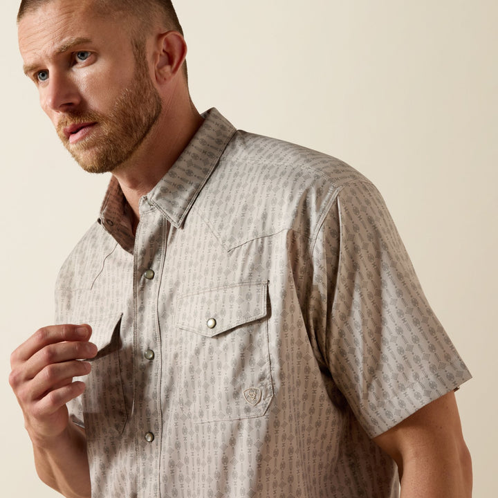 Printed Western VentTEK Classic Fit Snap Shirt from Ariat - High Call Outfitters