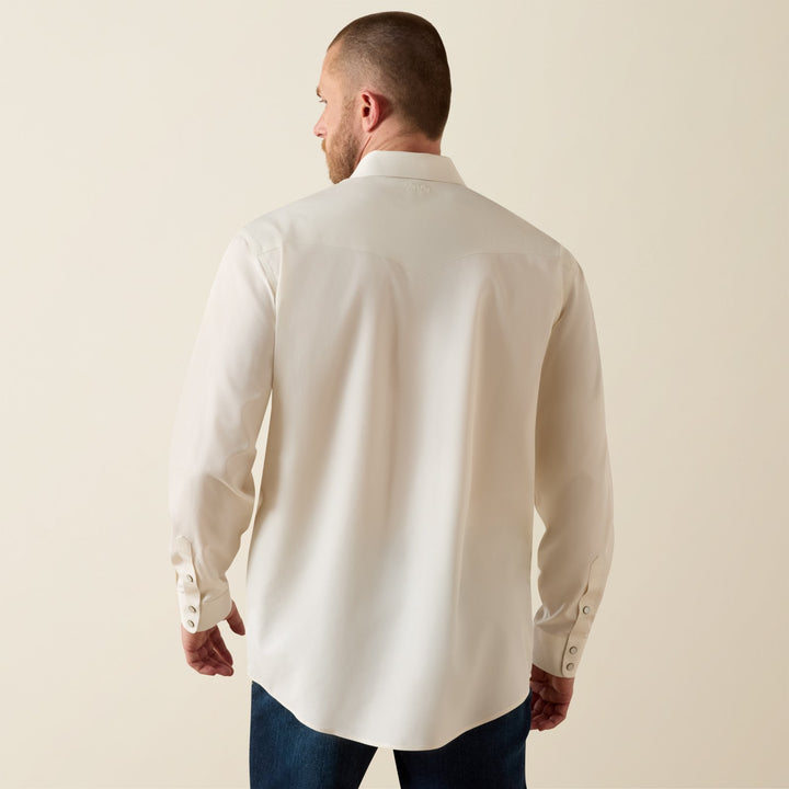 Wrinkle Free Pinpoint Oxford Classic Fit Snap Shirt from Ariat - High Call Outfitters