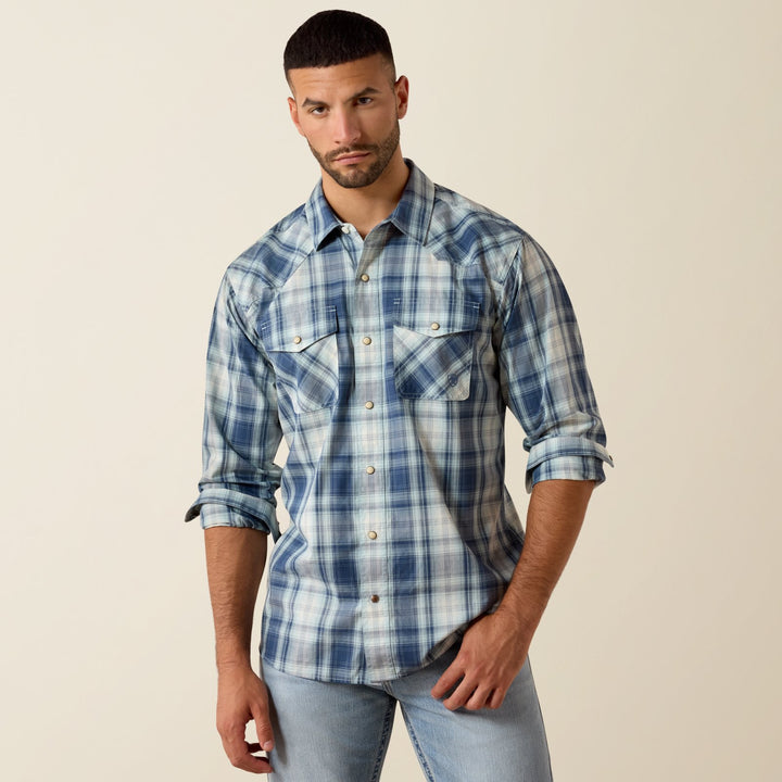 Retro Heathcliff Fitted Snap Shirt from Ariat - High Call Outfitters